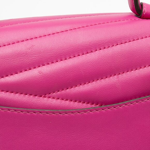 Tory Burch Chevron Leather Kira Top Handle - Picture 15 of 15